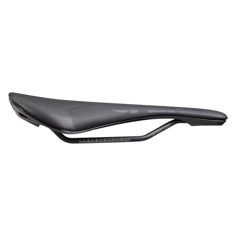 Selle SPANK SPIKE 160 Cuir Rails CrMo LTD GG Noir