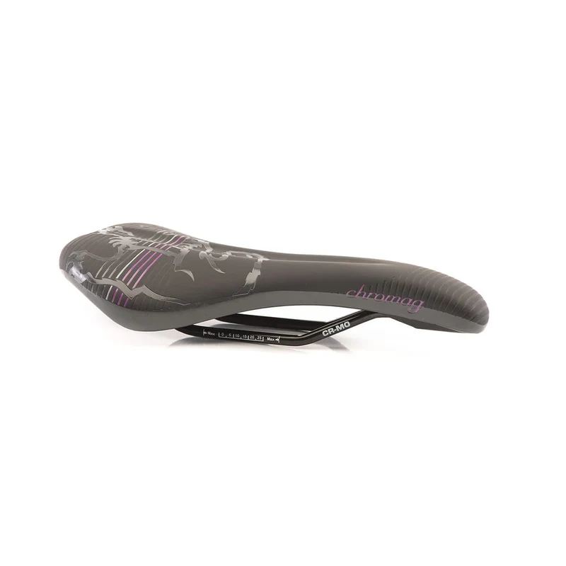 Selle CHROMAG JUNIPER Femme Cuir Rails CrMo Noir