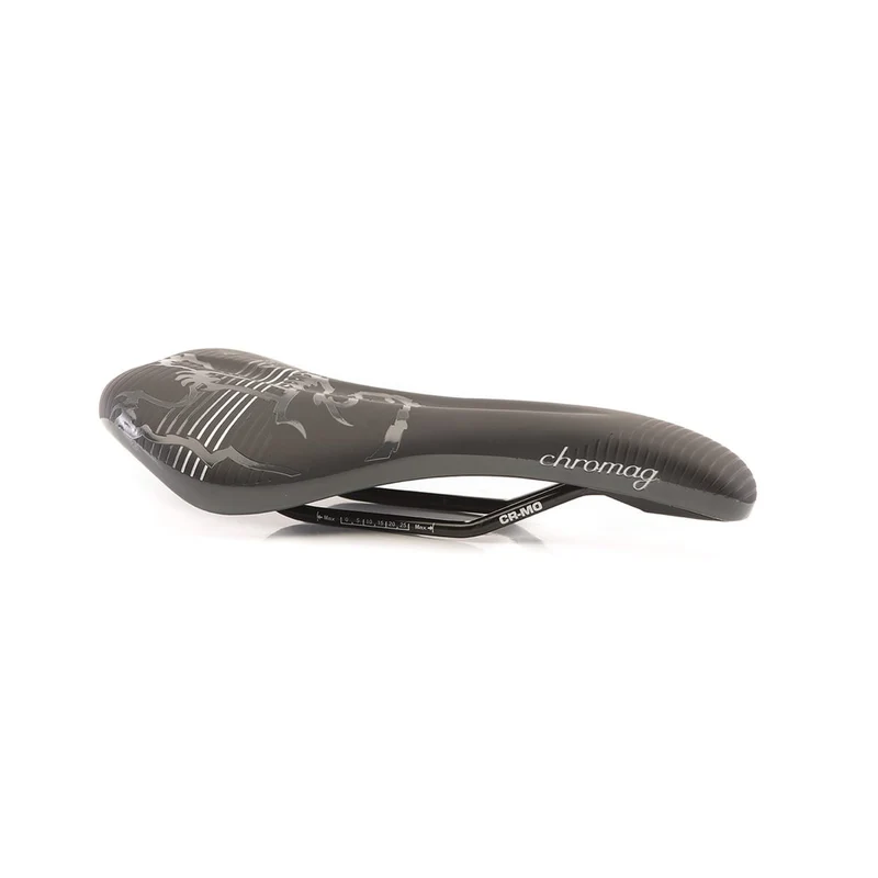 Selle CHROMAG JUNIPER Femme Cuir Rails CrMo Noir