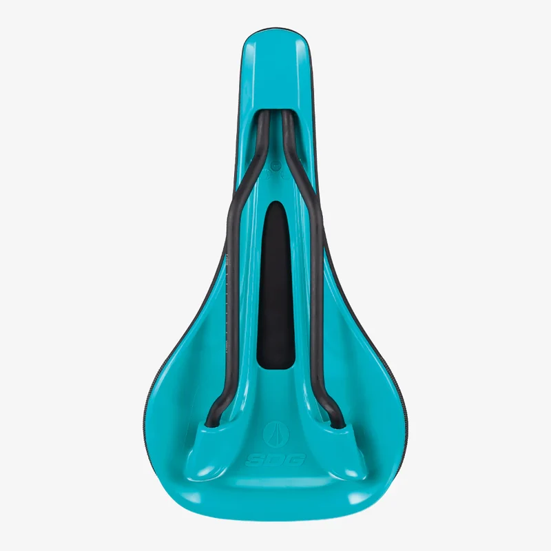 Selle SDG BEL-AIR V3 Rails Lux Alloy Noir/Turquoise