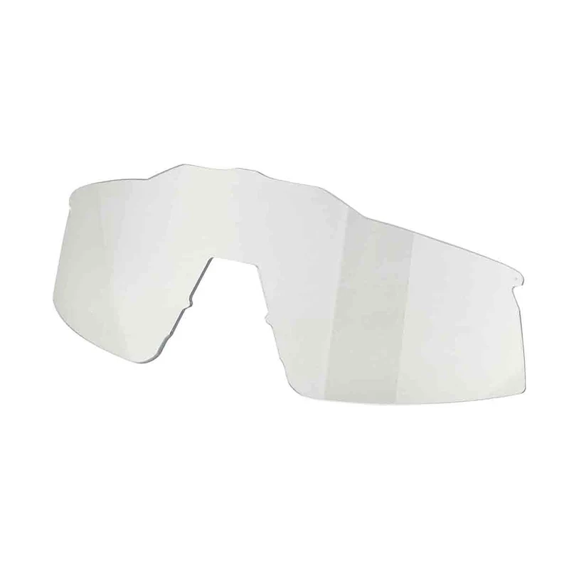 Lunettes 100% SPEEDCRAFT Blanc Matt Hiper Mirror Argent