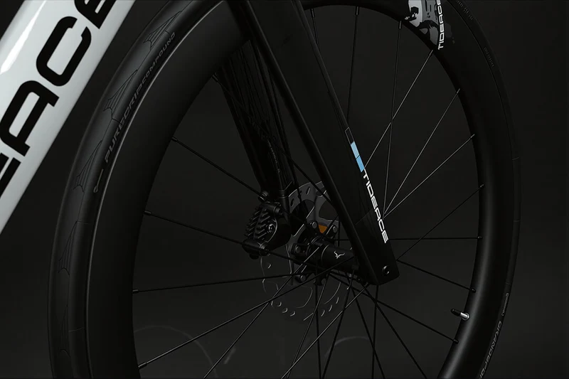 Vélo de route aérodynamique en carbone