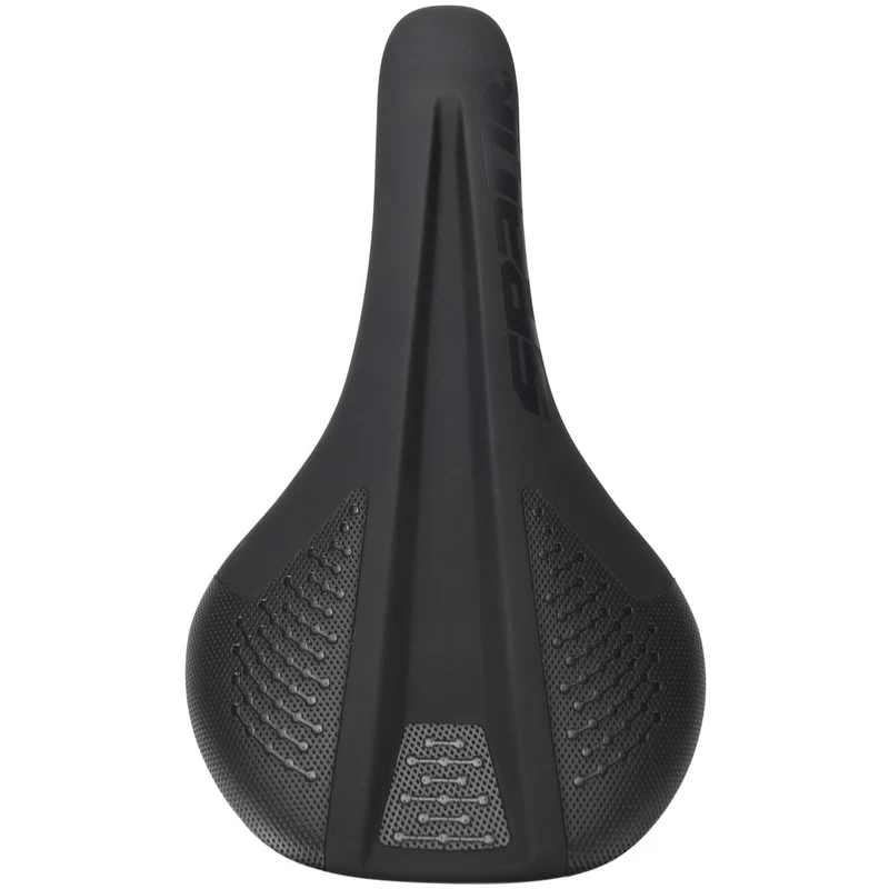 Selle SPANK SPIKE 160 Cuir Rails CrMo Bleu