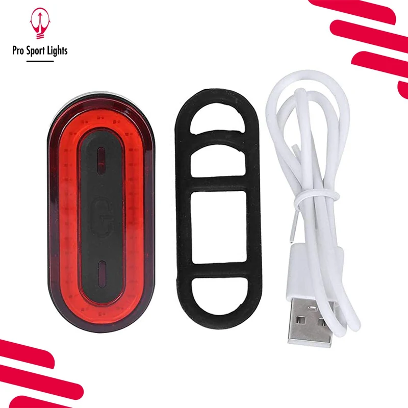 Pro Sport Lights Rood Achterlicht - USB Oplaadbaar