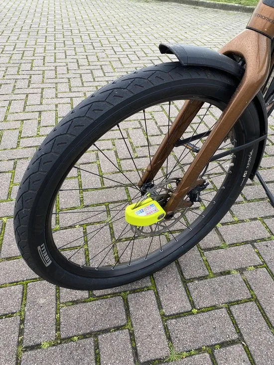 Fietsslot Schijfremslot Met Alarm 7.0 mm Geel