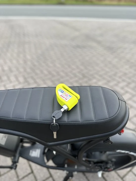 Fietsslot Schijfremslot Met Alarm 7.0 mm Geel