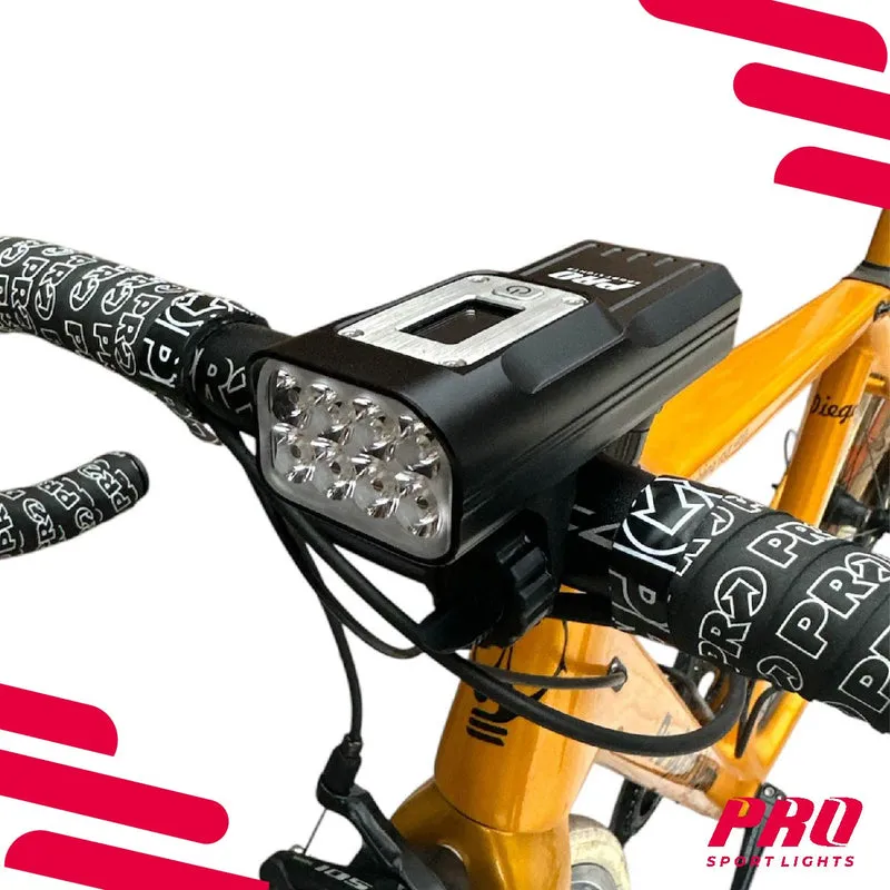 Fietsverlichting Set USB Oplaadbaar Koplamp en Achterlicht Fiets LED - 2000 en 125 Lumen