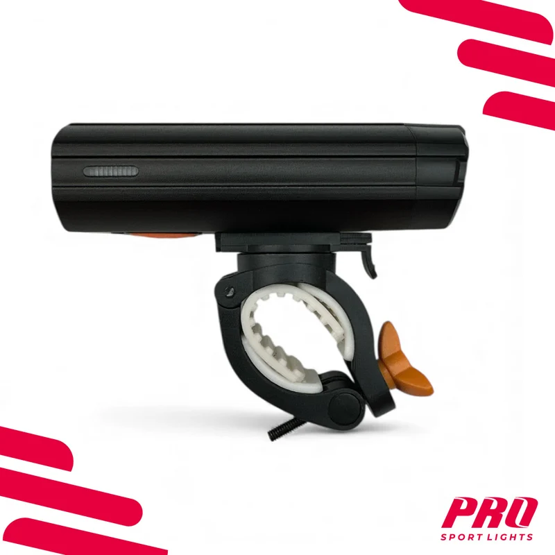 Fietsverlichtingsset Pro Sport Lights - 1200 & 100 Lumen - USB Oplaadbaar