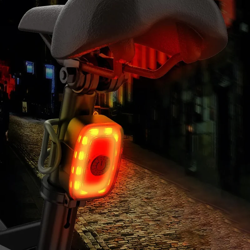 Achterlicht Fiets Rood 120 Lumen LED Fietsverlichting USB-C Oplaadbaar