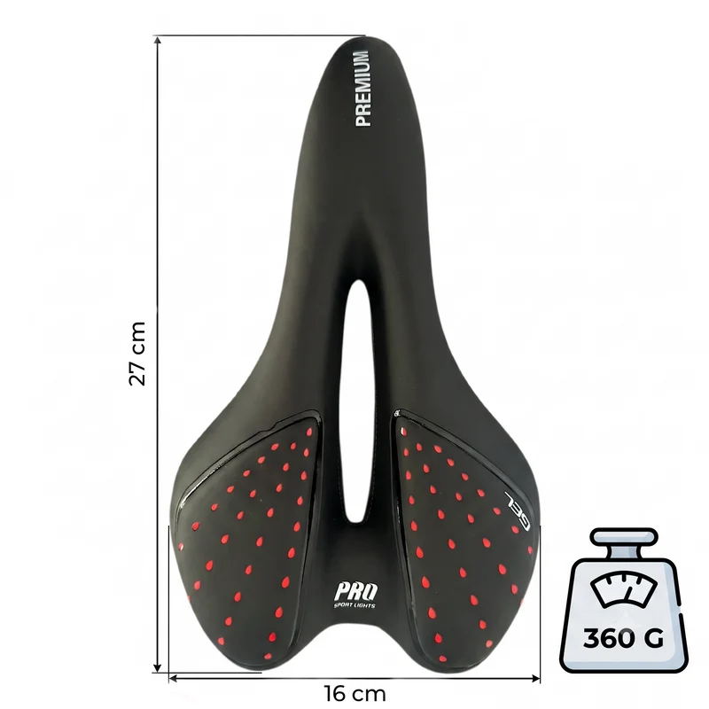 Fietszadel Unisex Pro Racefiets MTB Dames Heren Fiets Selle Premium Zadel Royal