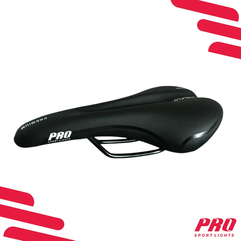 Fietszadel Unisex Selle Memory Foam Zadel Heren Dames Fiets Cloud Trail Zwart