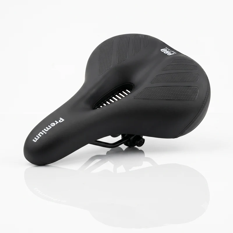 Fietszadel Dames Premium Foam Zadel Fiets Zwart Selle Unisex Comfort Royal
