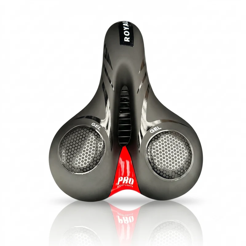 Fietszadel Heren Dames Comfort Cruiser Drifter Gel Zwart Selle Unisex