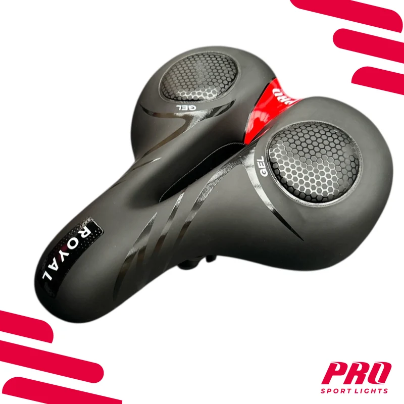 Fietszadel Heren Dames Comfort Cruiser Drifter Gel Zwart Selle Unisex