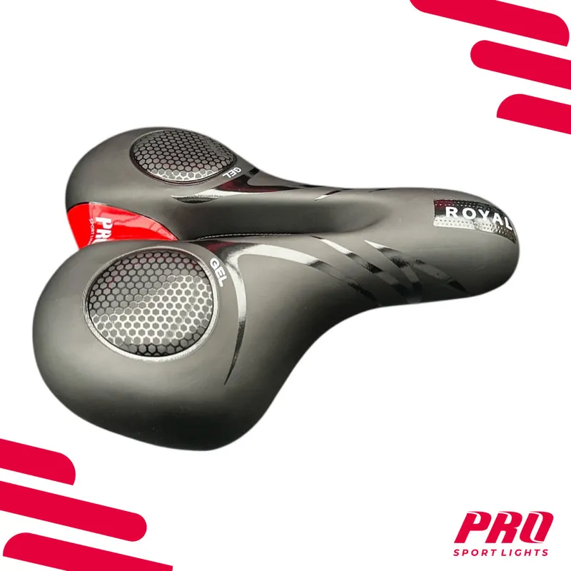 Fietszadel Heren Dames Comfort Cruiser Drifter Gel Zwart Selle Unisex
