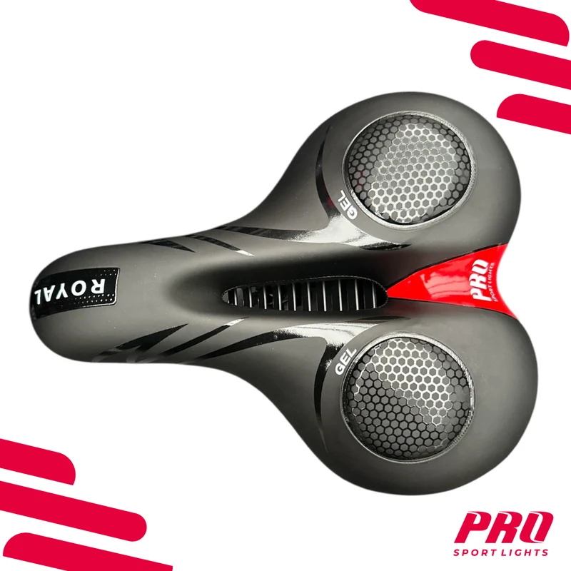 Fietszadel Heren Dames Comfort Cruiser Drifter Gel Zwart Selle Unisex