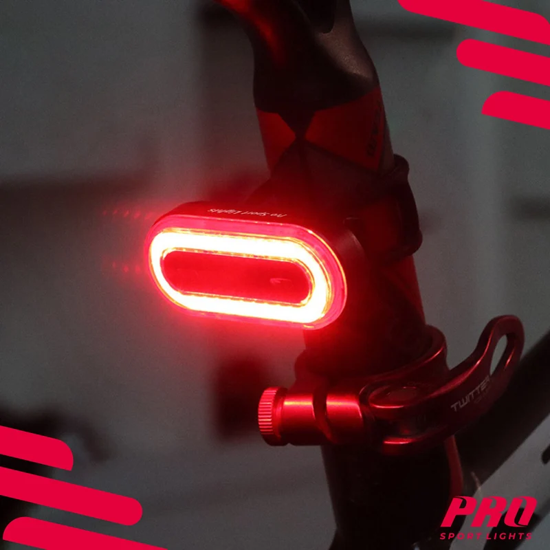 Fietsverlichtingsset 1800 en 100 Lumen Pro Sport Lights Performance Koplamp en Achterlicht Fiets MTB/Racefiets