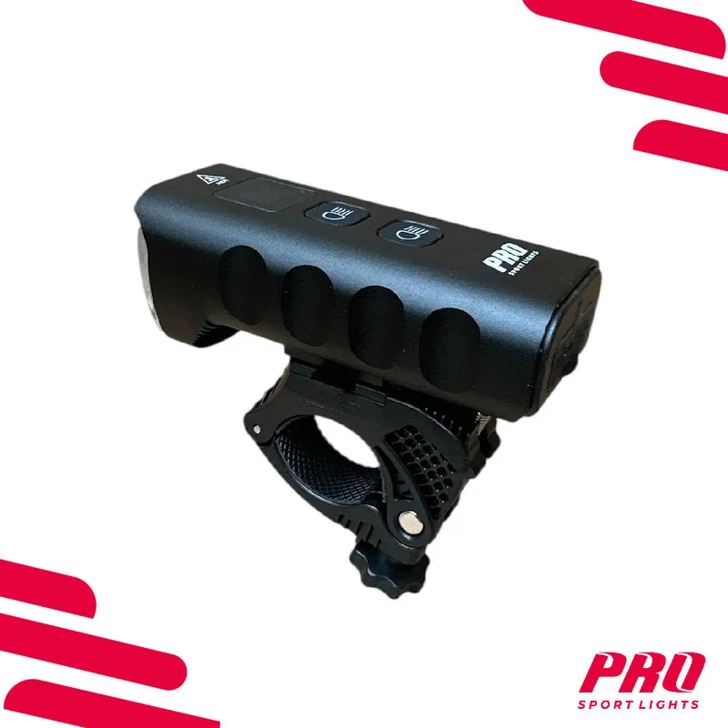Fietsverlichtingsset 1800 en 100 Lumen Pro Sport Lights Performance Koplamp en Achterlicht Fiets MTB/Racefiets