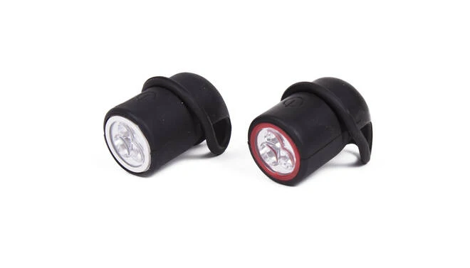 Fietsverlichting Set LED - Fietslampen Rood/Wit Silicoon