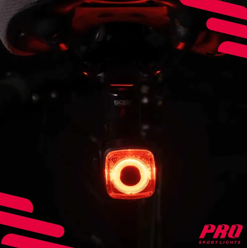 Fietsverlichtingsset 100 Lux Koplamp en Achterlicht LED USB Oplaadbaar