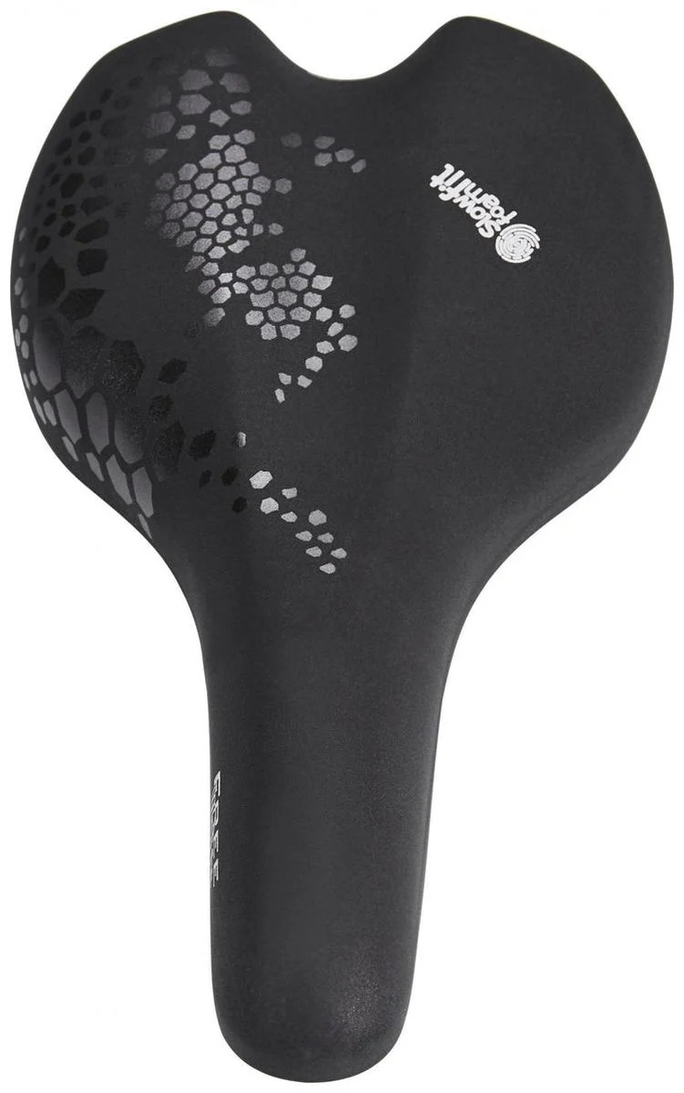 Fietszadel Selle Royal Slow Fit Foam Unisex Zwart Zadel Fiets - 280x170 mm
