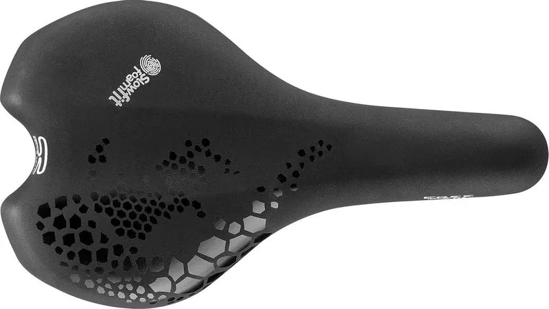 Fietszadel Selle Royal Slow Fit Foam Unisex Zwart Zadel Fiets - 280x170 mm