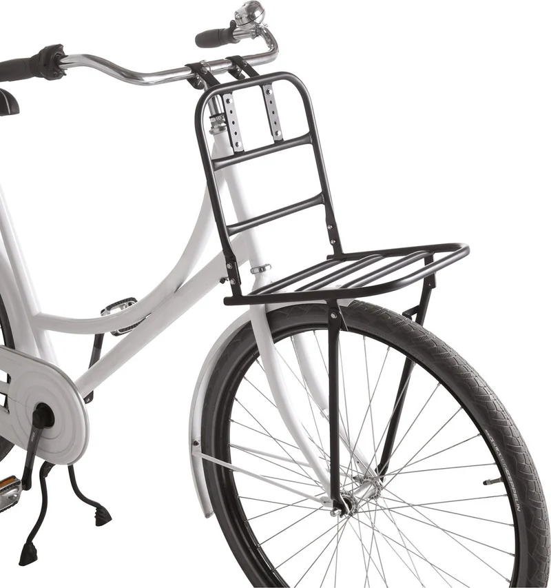 Bagagedrager Fiets Voordrager 30x30 cm Zwart - Max 15kg