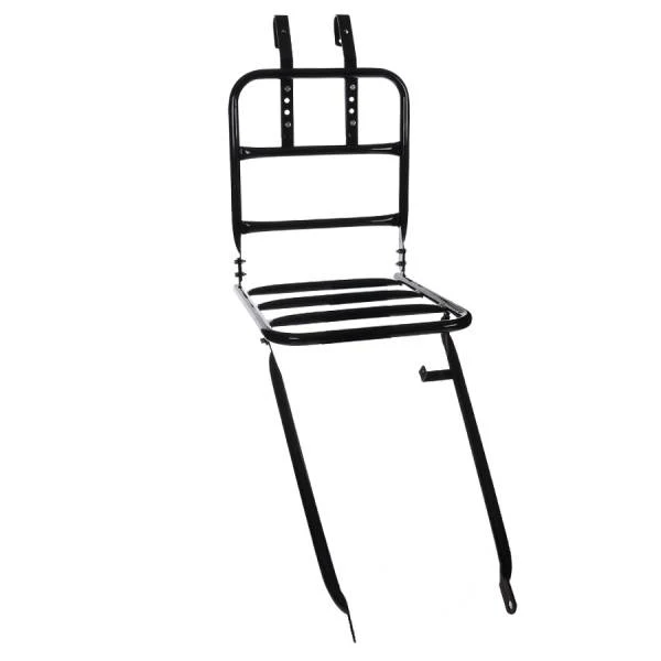 Bagagedrager Fiets Voordrager 30x30 cm Zwart - Max 15kg