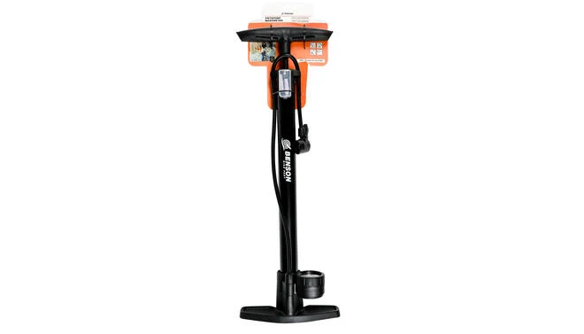 Fietspomp met Manometer 11 Bar Vloerpomp Zwart