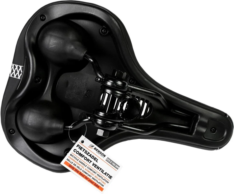 Fietszadel Heren Comfort Zwart Waterdicht