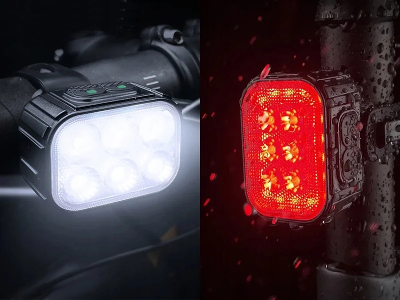 Fietsverlichting USB Oplaadbaar Koplamp en Achterlicht Set LED Verlichting