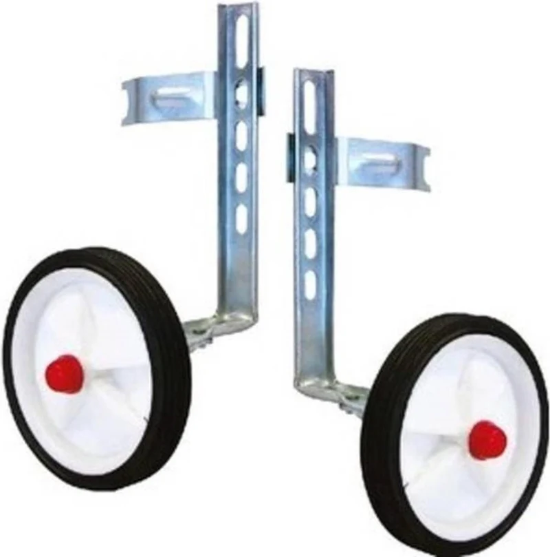 Zijwieltjes Kinderfiets 12 t/m 20 Inch - Kunststof - Rood