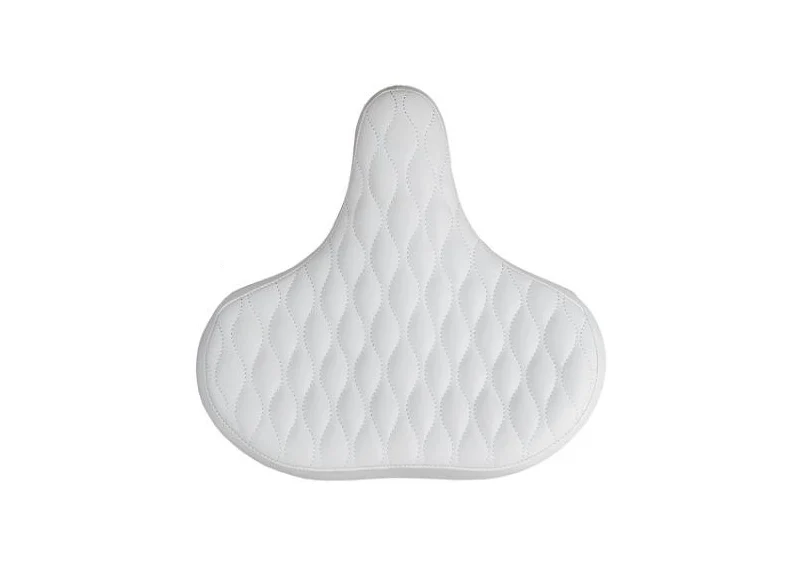 Fietszadel Comfort Zadel Dames/Heren - Foam Unisex Wit