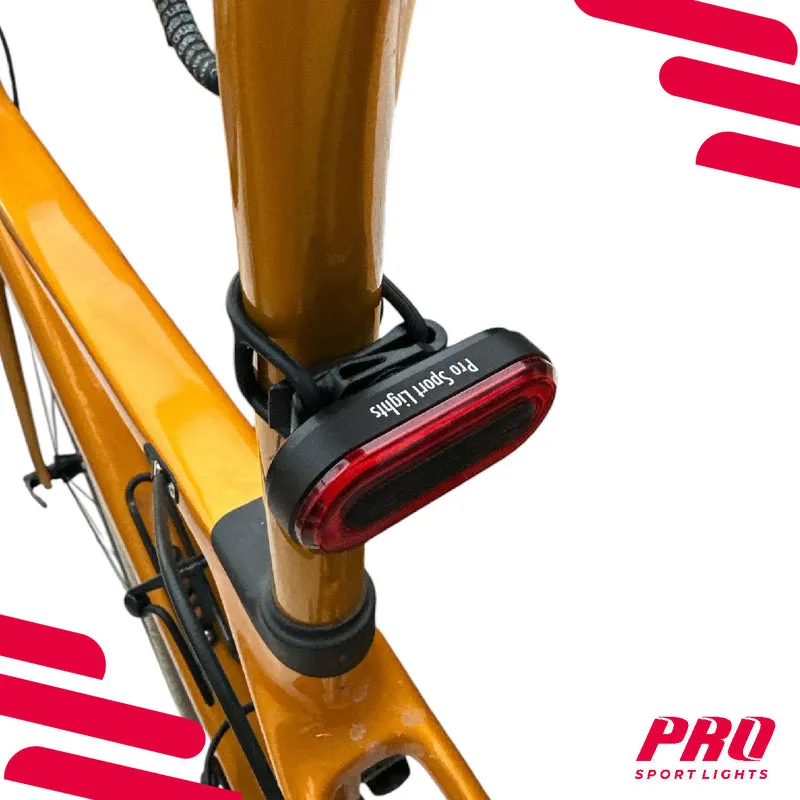 Fietsverlichting USB Oplaadbaar 1100 en 100 Lumen Koplamp en Achterlicht Fiets LED Fietslicht
