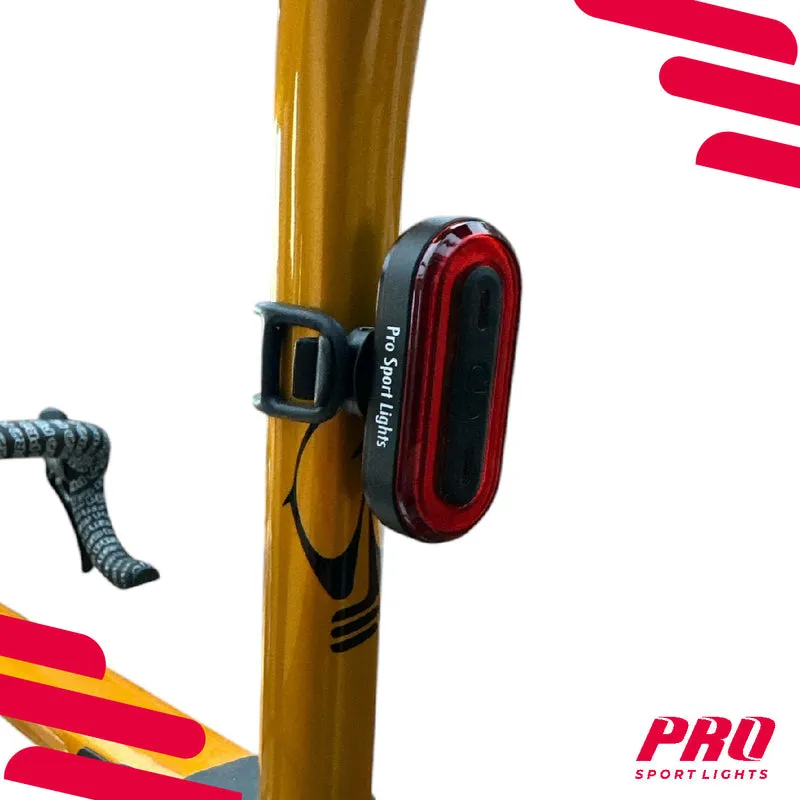 Fietsverlichting USB Oplaadbaar 1100 en 100 Lumen Koplamp en Achterlicht Fiets LED Fietslicht