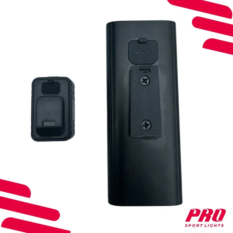 Fietsverlichting Set USB Oplaadbaar Koplamp en Achterlicht Fiets LED - 2000 en 125 Lumen