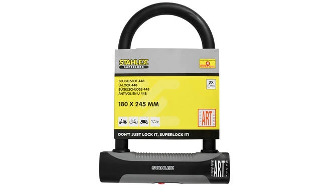 Fietsslot Beugelslot 448 ART4 180 x 245 mm Zwart