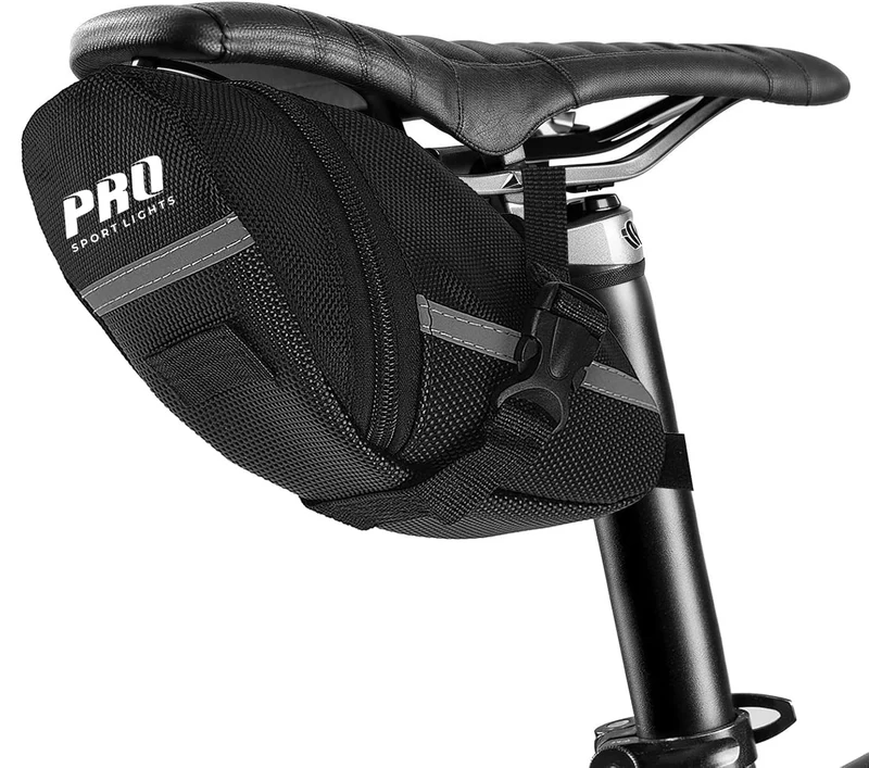 Fietstas Zadeltas Pro Sport Lights 1,2 Liter - Zwart - Fietstas - MTB/Racefiets
