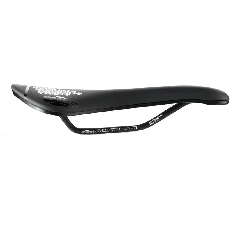 Selle SAN MARCO ASPIDE SHORT OPEN-FIT DYNAMIC NARROW Rails Manganèse