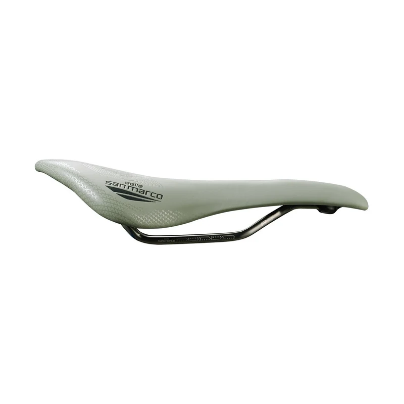 Selle SAN MARCO ALLROAD SUPERCONFORT OPEN-FIT RACING L3 Largeur 146mm Rails Acier Xsilite Vert Sauge