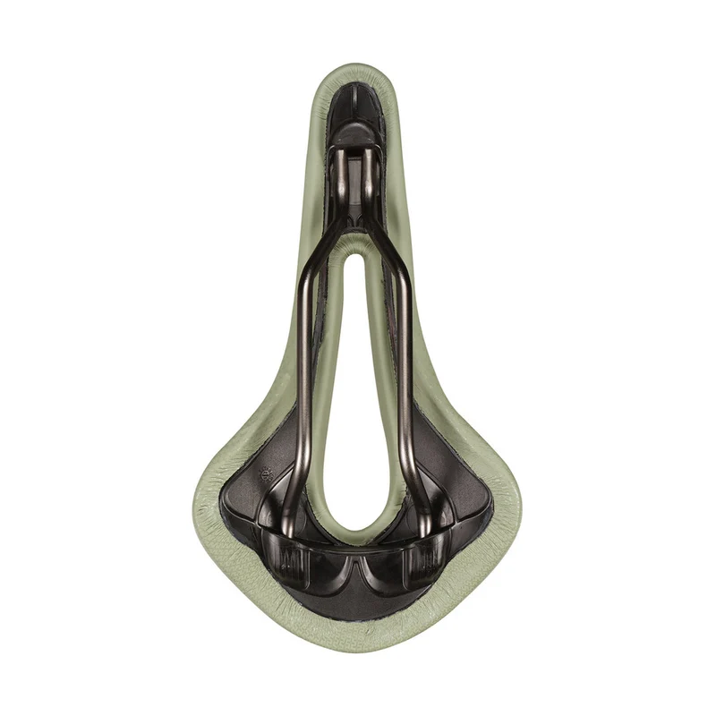 Selle SAN MARCO ALLROAD SUPERCONFORT OPEN-FIT RACING L3 Largeur 146mm Rails Acier Xsilite Vert Sauge