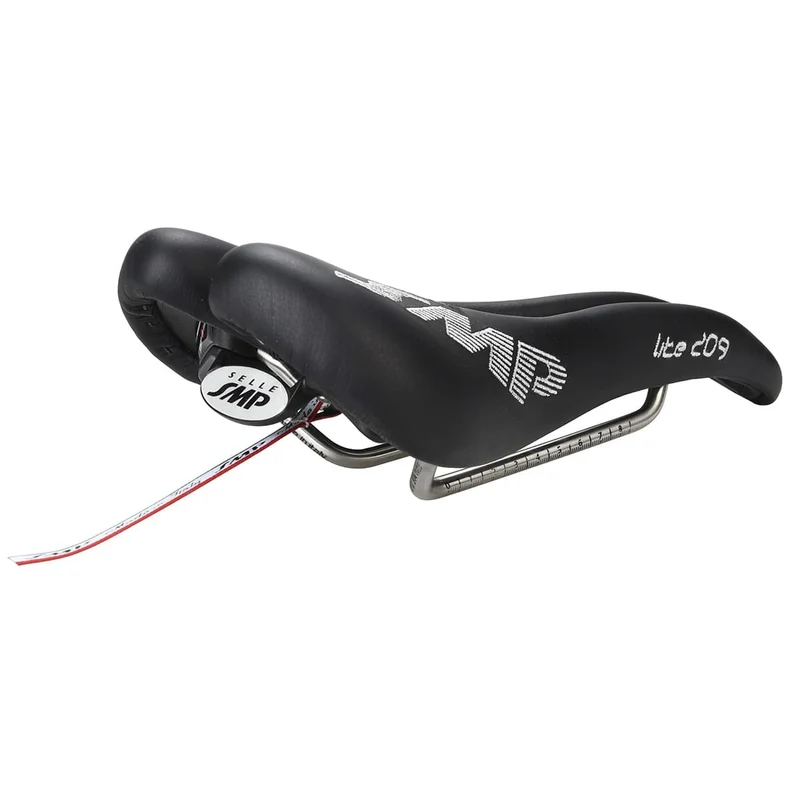 Selle SMP LITE 209 Largeur 139mm Rails Inox Noir