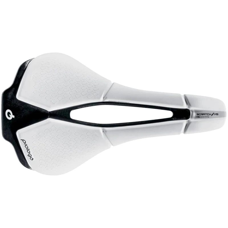 Selle PROLOGO SCRATCH M5 PAS Rails Tirox Blanche