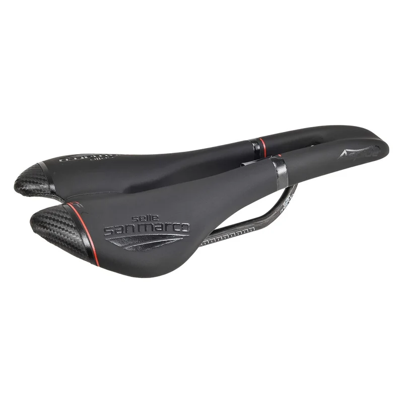 Selle SAN MARCO ASPIDE CARBON FX OPEN FIT NARROW Rails Carbone