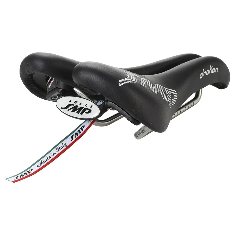 Selle SMP DRAKON Rails Inox Noir
