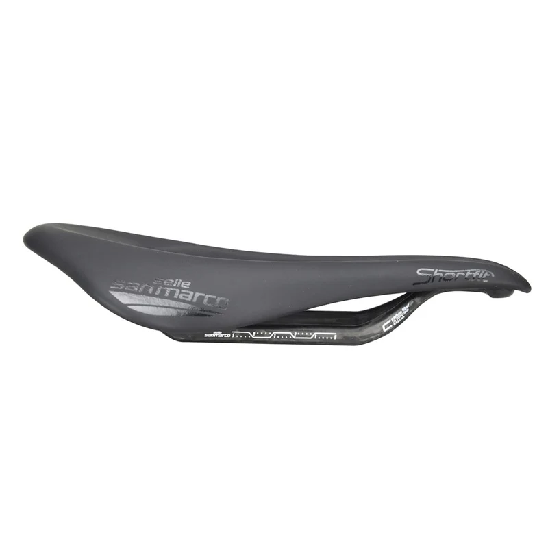 Selle SAN MARCO SHORTFIT OPEN FIT SUPERLEGGERA WIDE Rails Carbone
