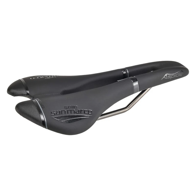 Selle SAN MARCO ASPIDE RACING OPEN FIT NARROW Rails Xsilite Noir
