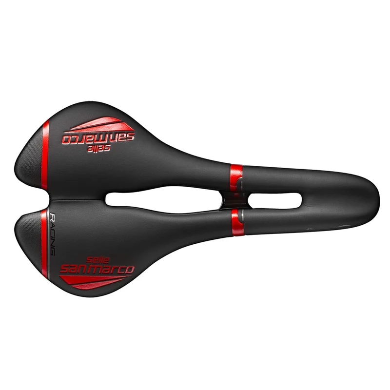 Selle SAN MARCO ASPIDE RACING OPEN FIT NARROW Rails Xsilite Noir