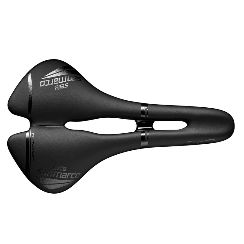 Selle SAN MARCO ASPIDE DYNAMIC OPEN FIT WIDE Rails Manganèse Noir