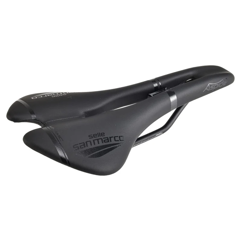 Selle SAN MARCO ASPIDE DYNAMIC OPEN FIT WIDE Rails Manganèse Noir